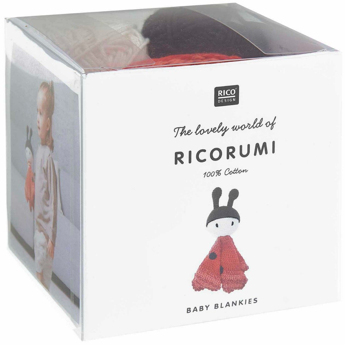 Ricorumi Baby Blankies Ladybird Crochet Kit 018