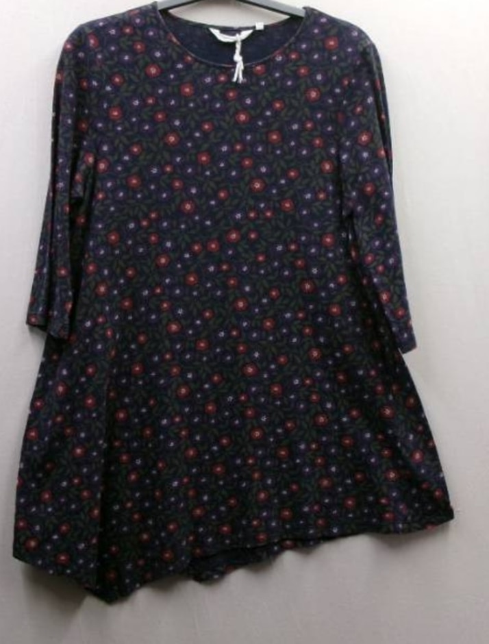 Seasalt Tunic Navy Floral Size: 12
