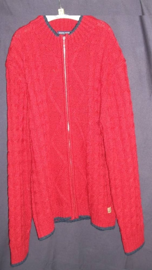 Original Marines Zip Up Cardigan Red Size: 10 - 11 Years