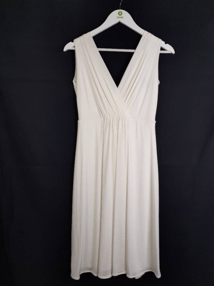 Alie Street London Cross Over Neckline Short Wedding Dress Ivory Size: 8