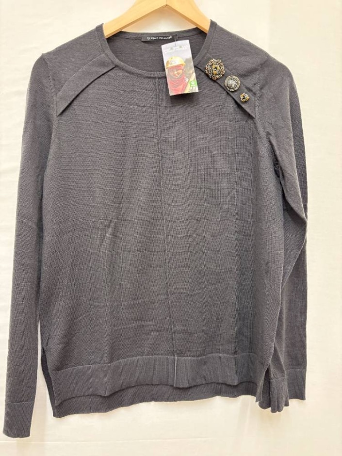 Luisa Cerrano  100% Wool Jumper  Black  Size: 14