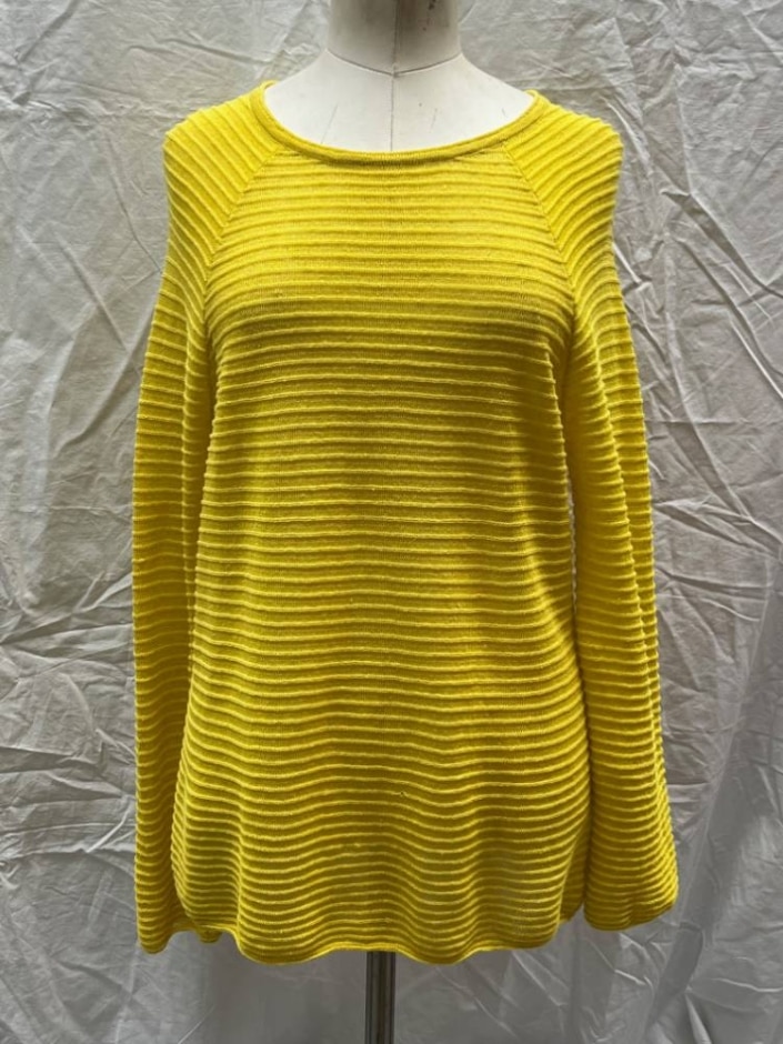 Oska Ribbed Jumper Yellow Size: M