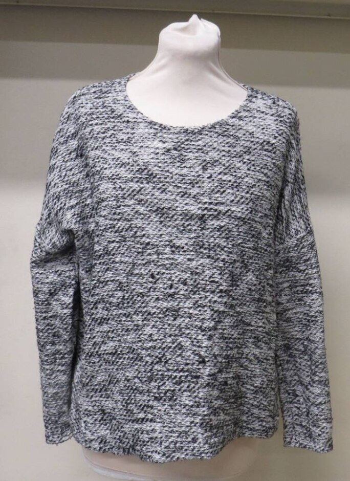 M&s Indigo Collection Jumper Black/white Size: 16