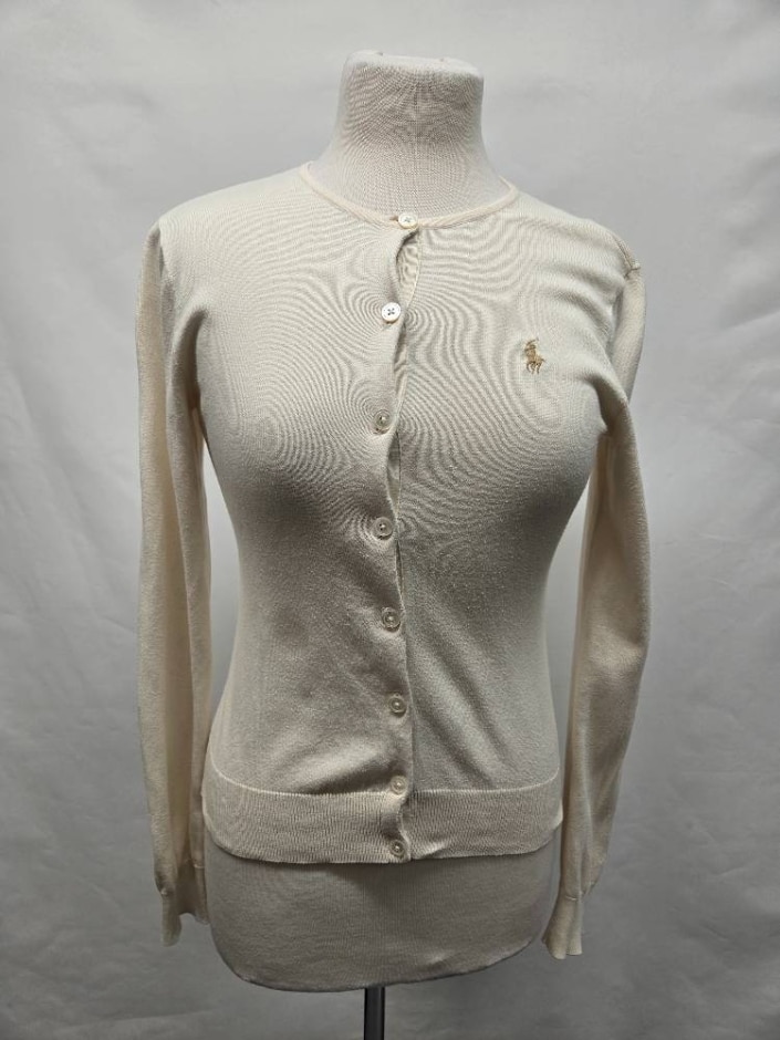 Ralph Lauren Sport Women's Cardigan Light Cream Size: M