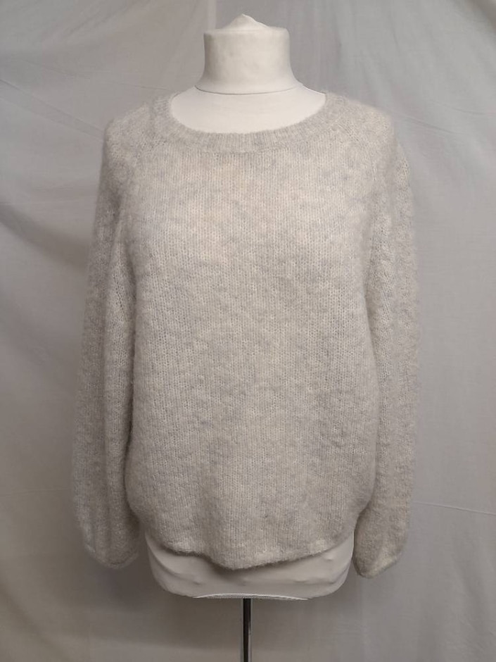 Mint Velvet Alpaca Blend Jumper Cream Size: Xs