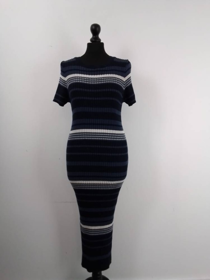 Next Maxi Knitted Jumper Dress Multi Size: 18