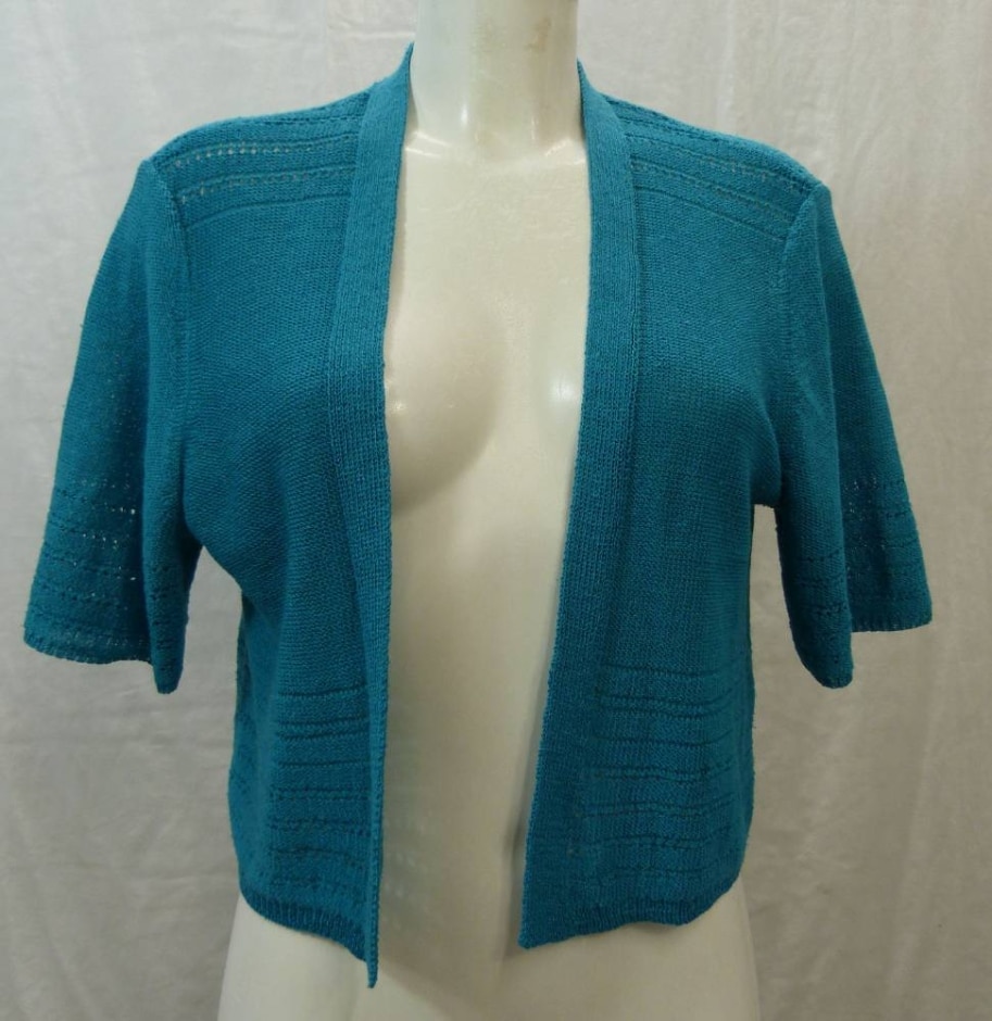 Per Una Bolero Turquoise Size: 16