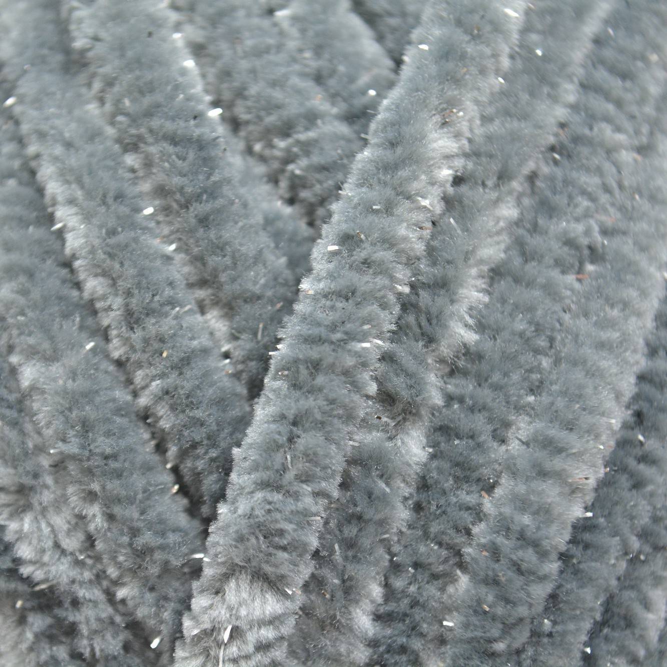 Cygnet Jellybaby Glitter Chenille - Metal Grey (017)