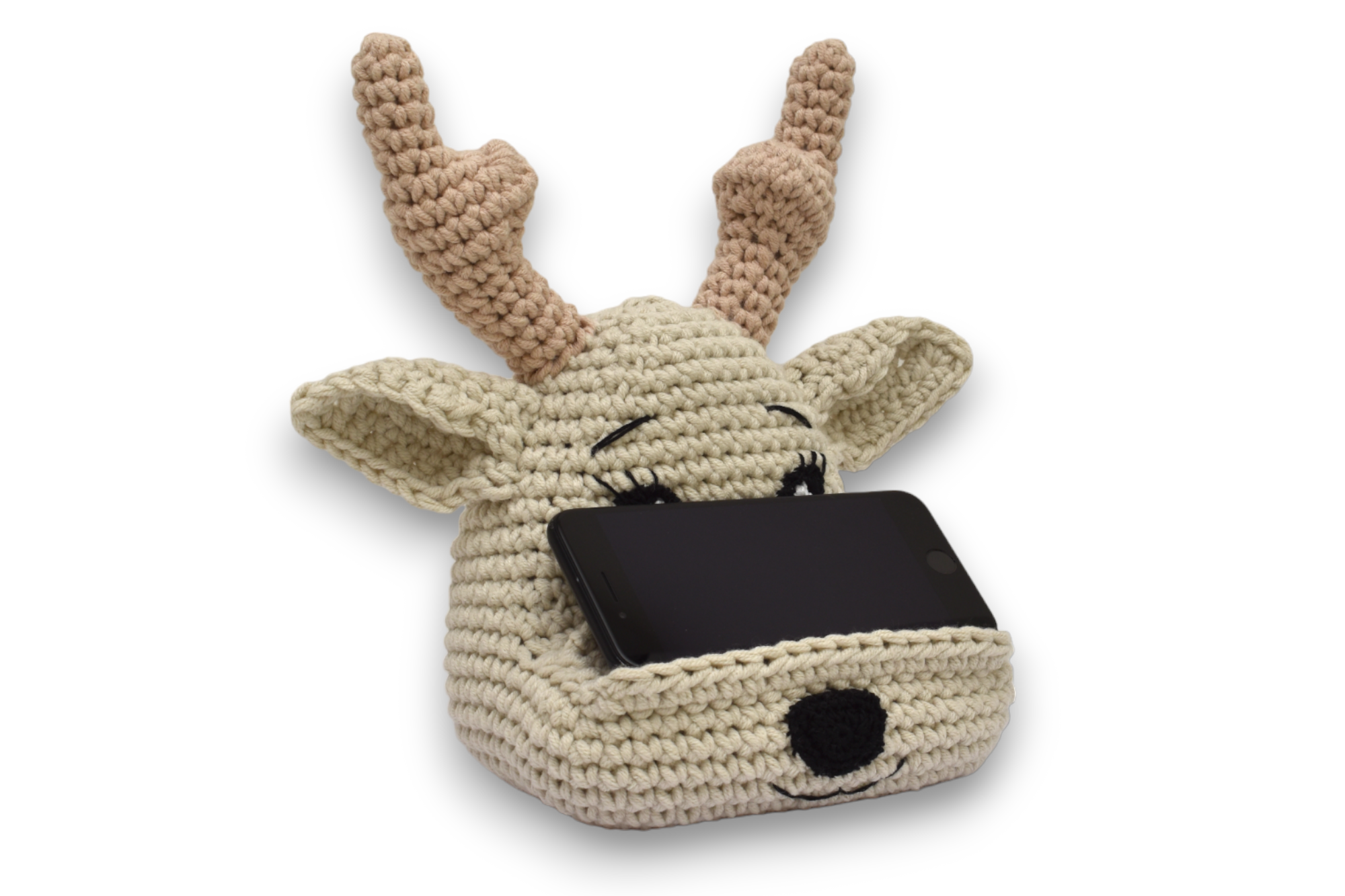 Mobile Phone Stand DEER Crochet KIT