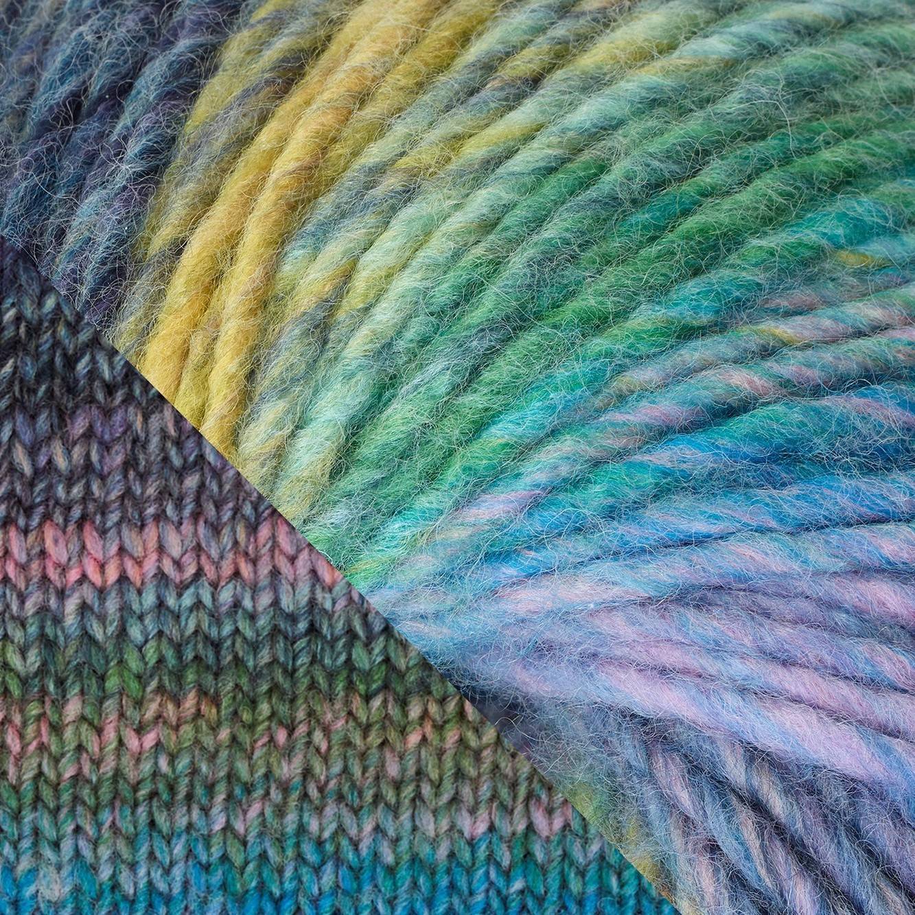 Sirdar Jewelspun Chunky with Wool - Shimmering Sea Glass (200)