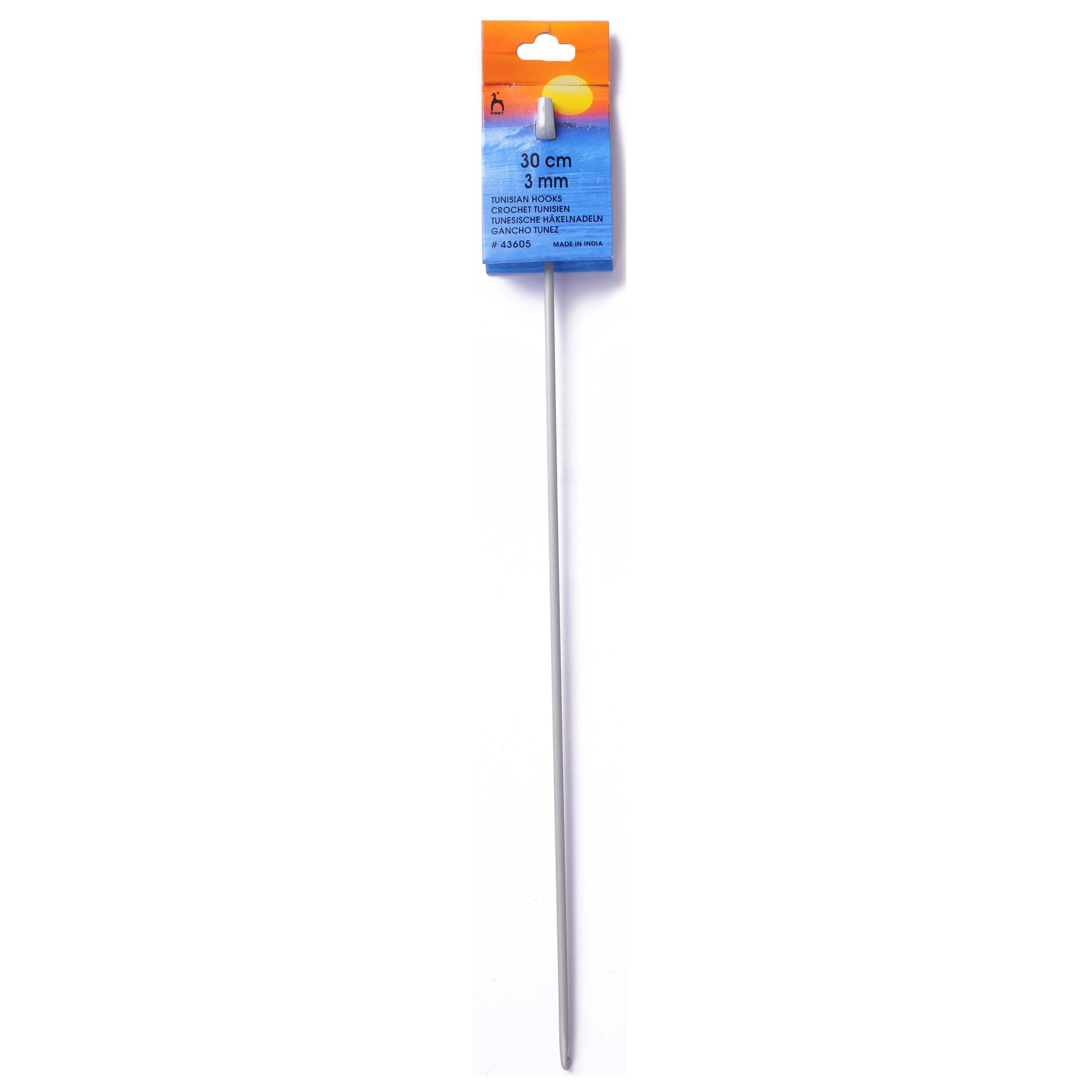 Pony Tunisian Single-Ended Crochet Hook - 3.0mm (UK 11)