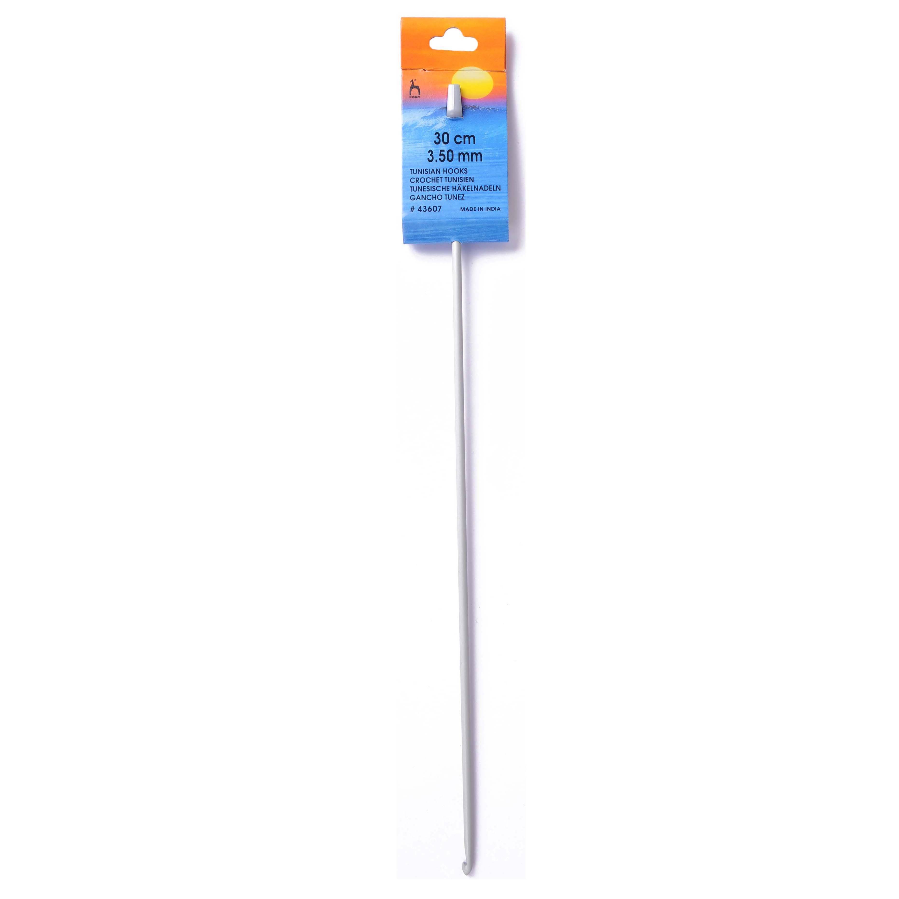 Pony Tunisian Single-Ended Crochet Hook - 3.5mm (UK 9 - US E/4)