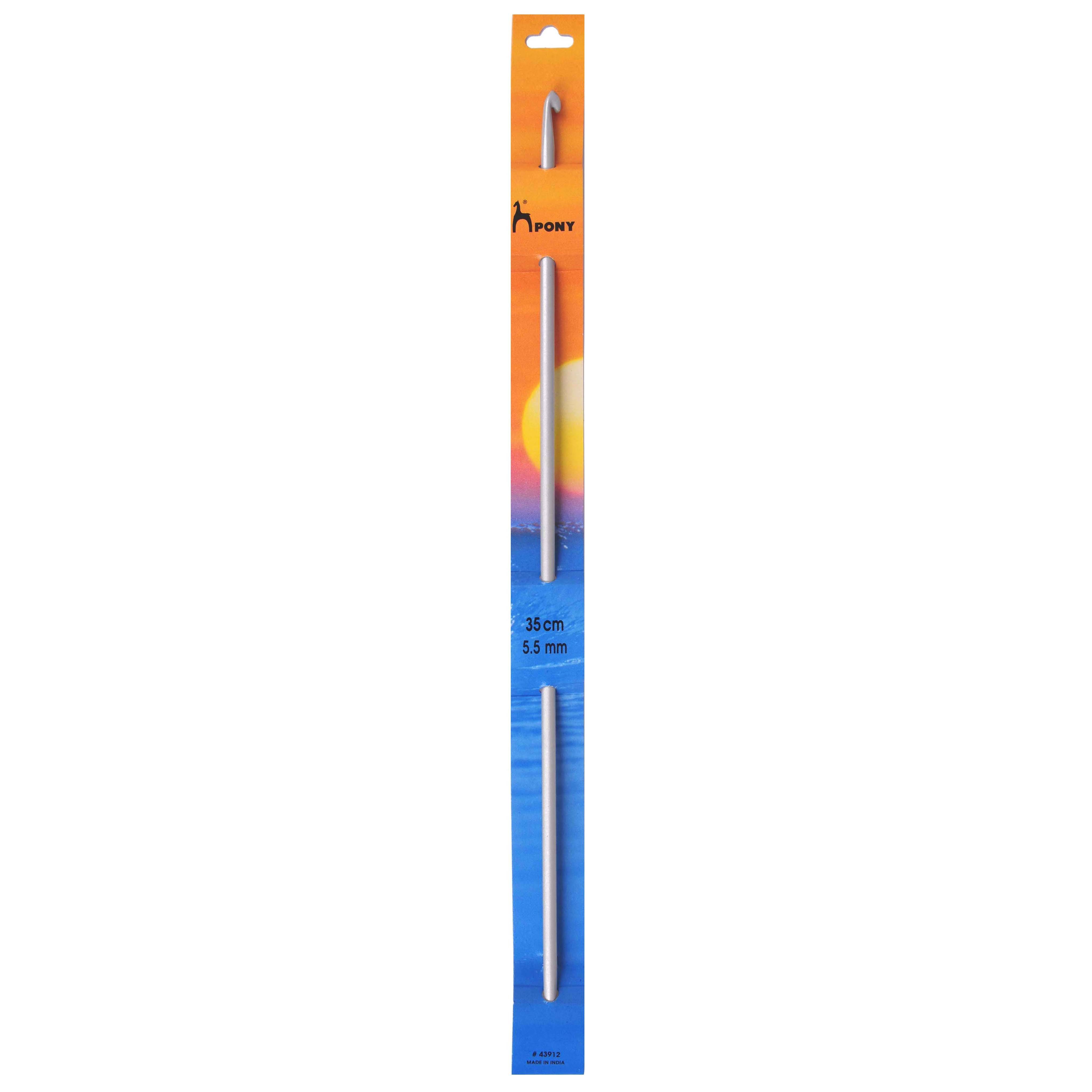 Pony Tunisian Double-Ended Crochet Hook - 5.5mm (UK 5 - US I/9)