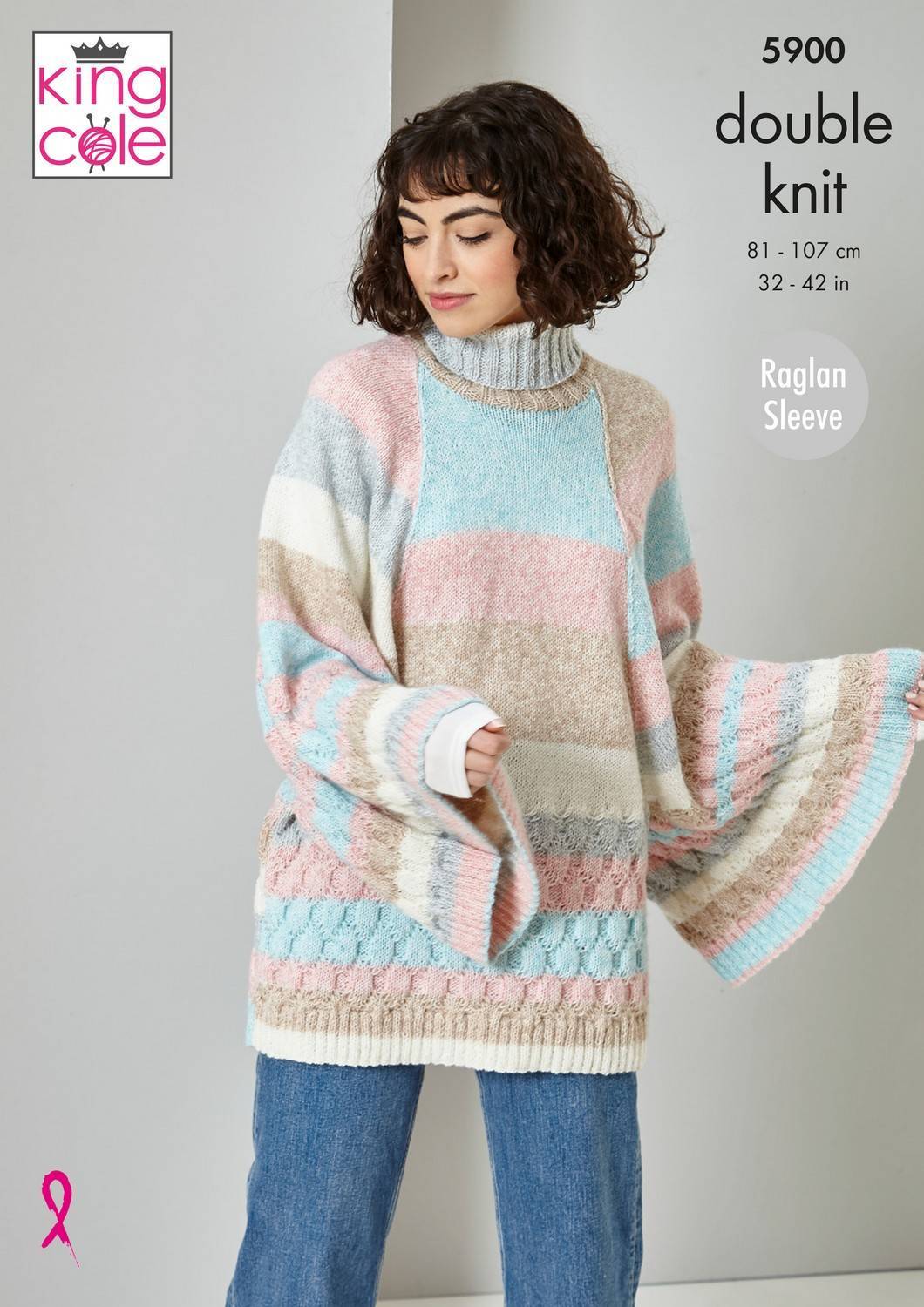 Cardigan, Sweater and Scarf in King Cole Harvest DK (5900)