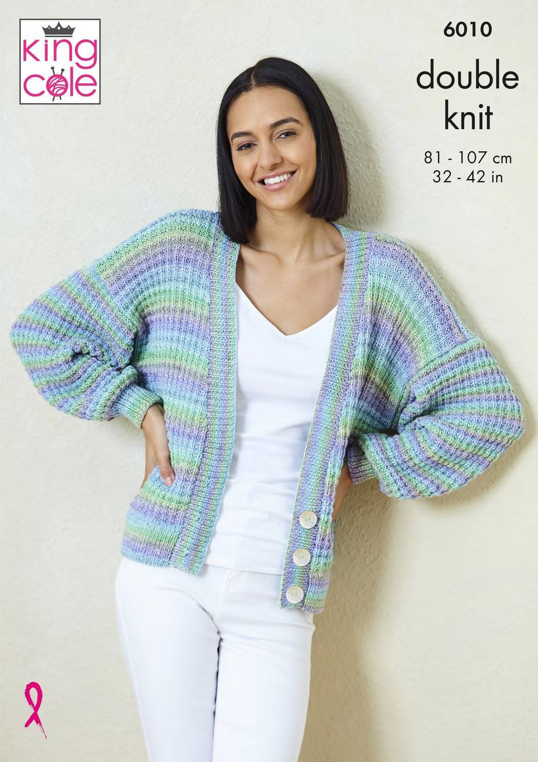 Cardigan and Sweater in King Cole Beaches DK (6010)