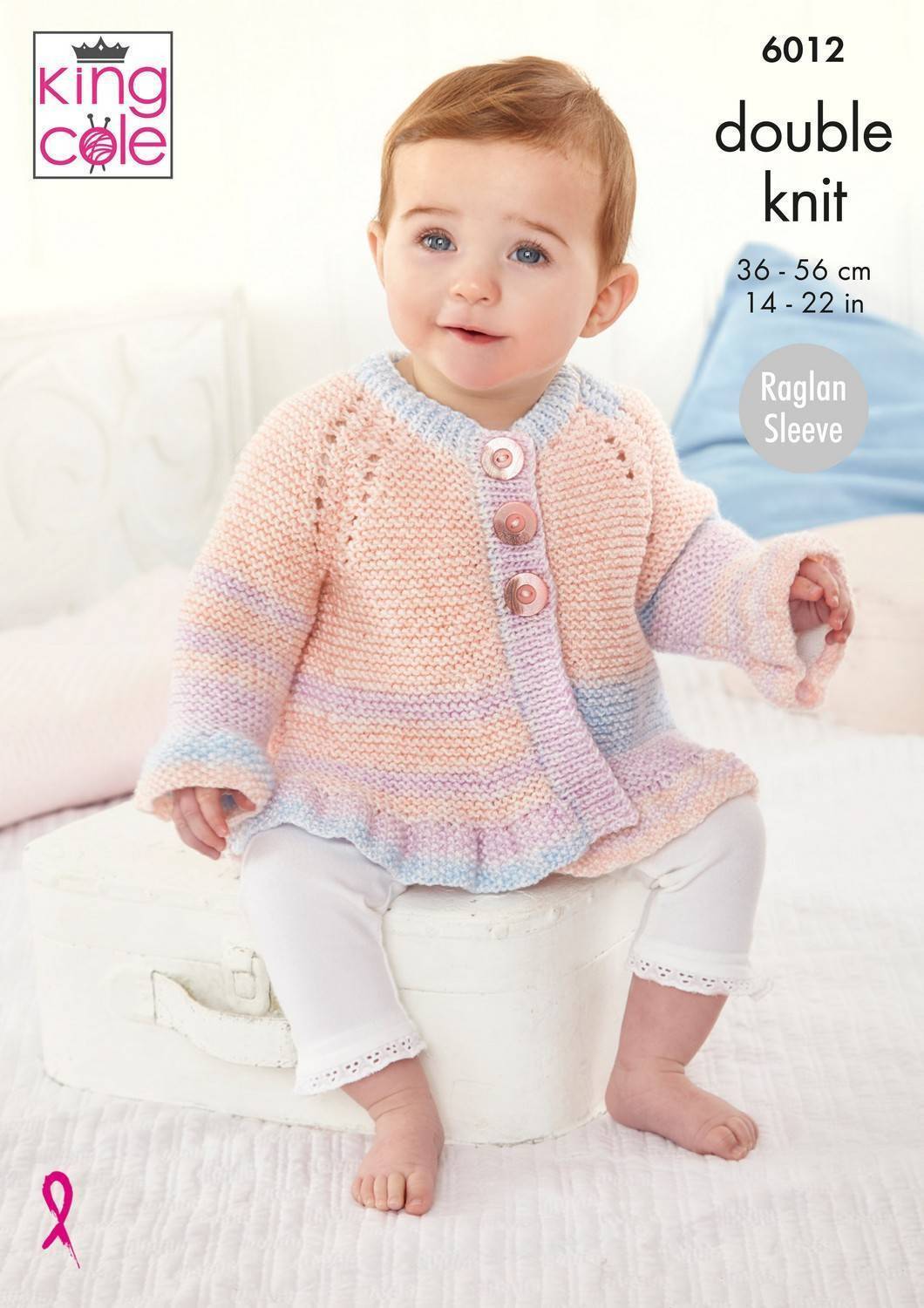 Cardigan, Dress and Gilet in King Cole Baby Pure DK (6012)