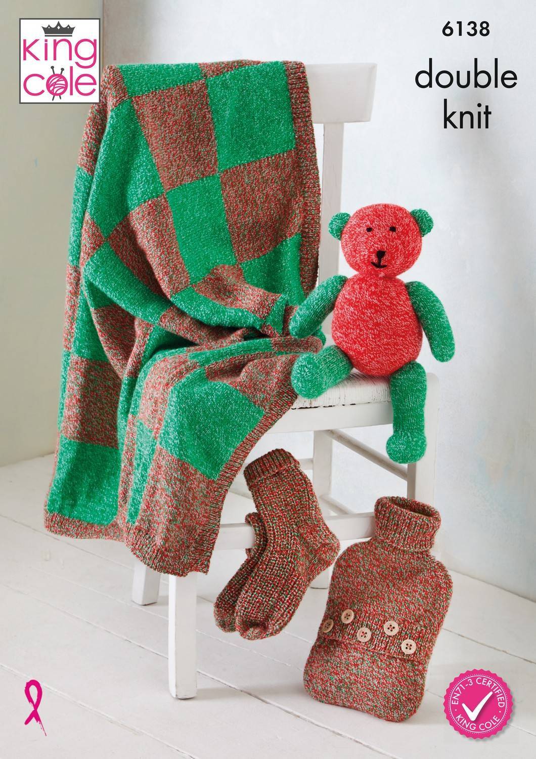 Christmas Accessories in King Cole Pricewise DK (6138)