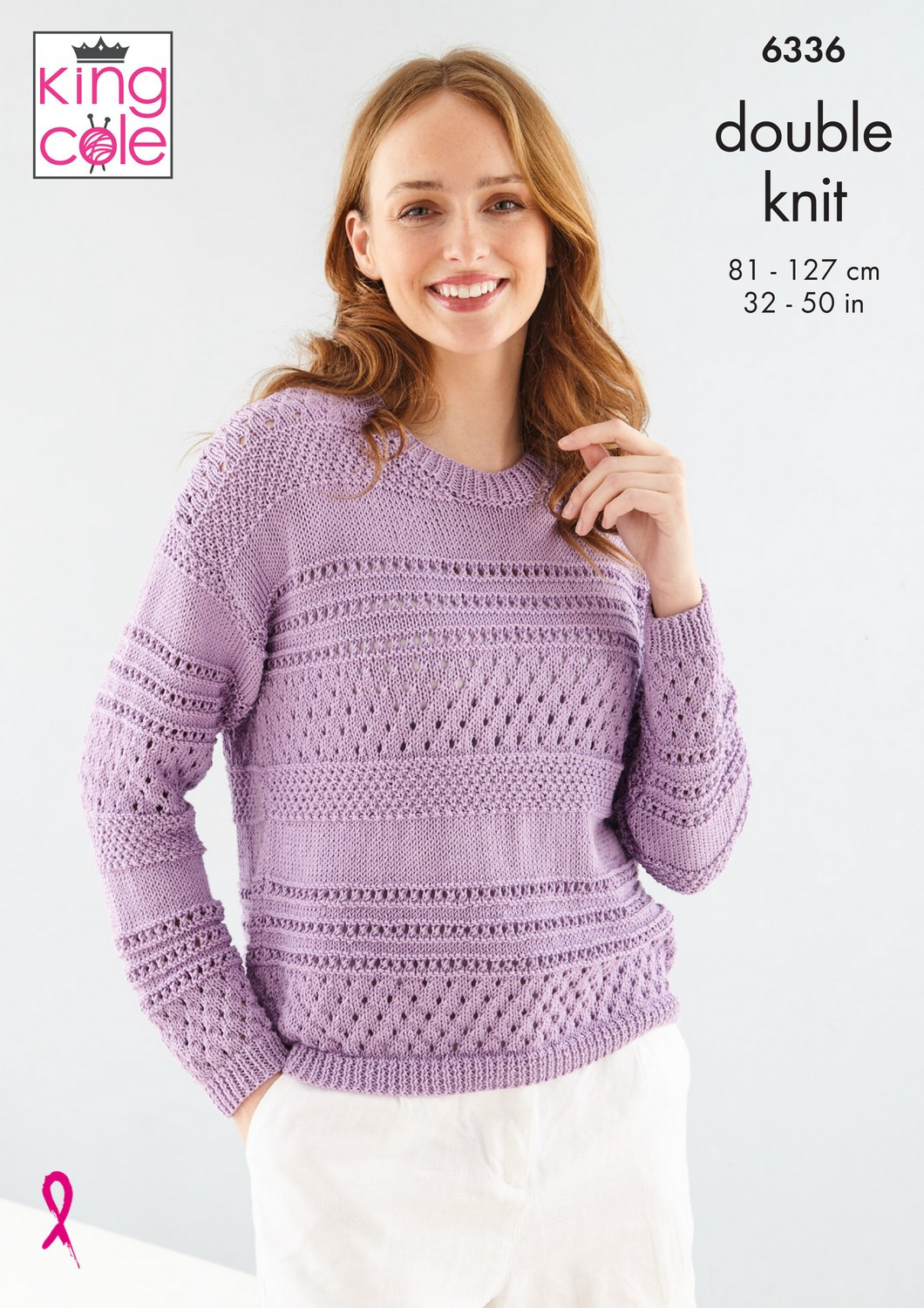 Cardigan and Sweater in King Cole Bamboo Cotton DK (6336)
