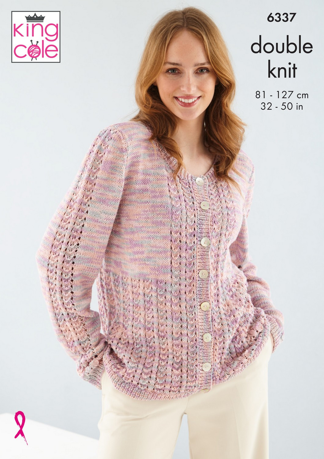 Cardigan and Waistcoat in King Cole Linendale Reflections DK (6337)