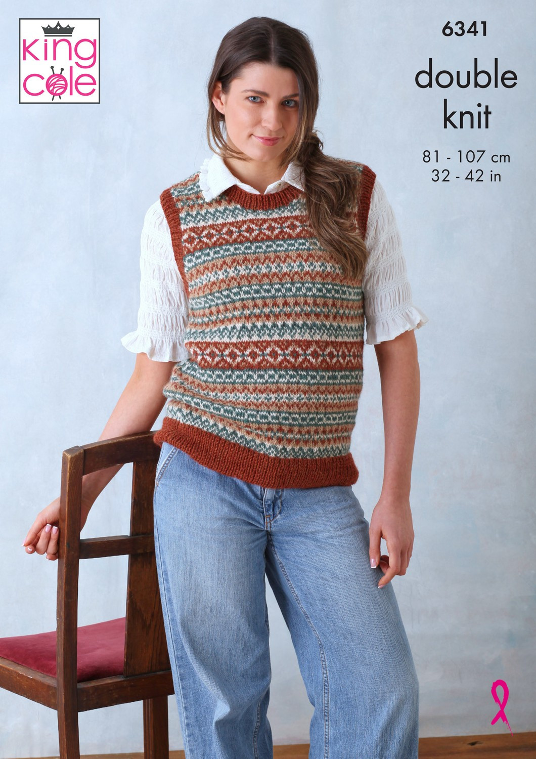 Cardigan and Tank Top in King Cole Baby Alpaca DK (6341)