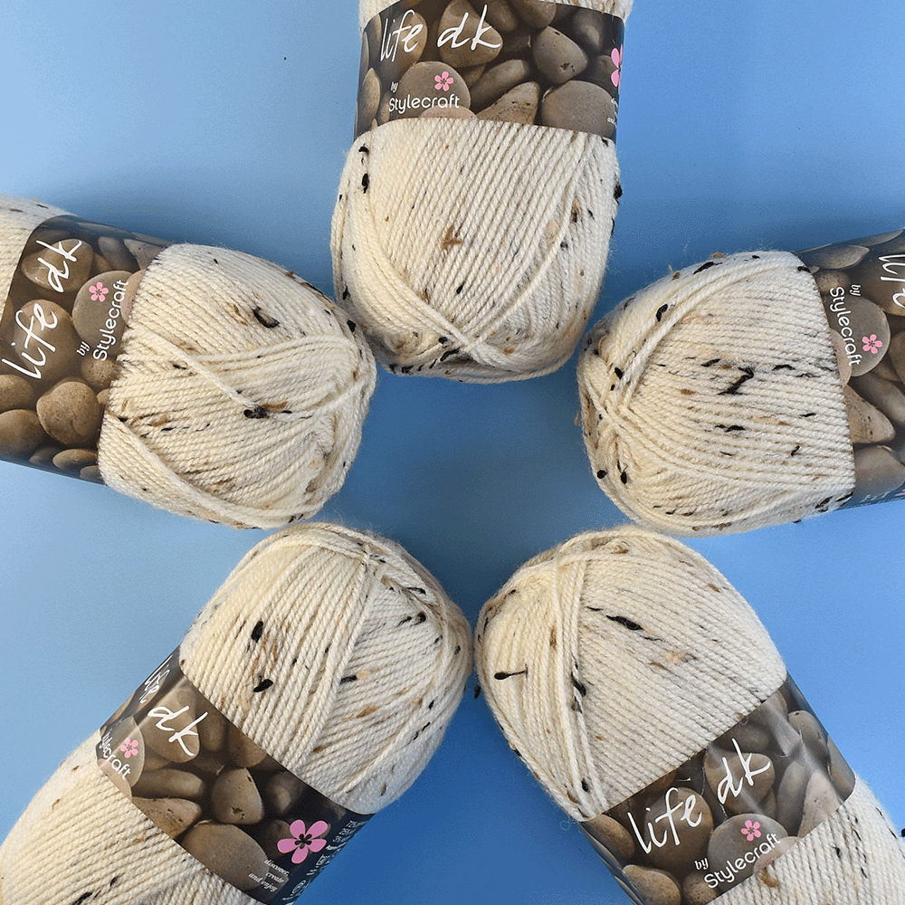 Stylecraft Life DK Nepp Value Pack 5 x 100g Balls Cherry 3524 500g